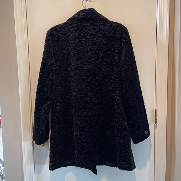 Black Velvet Coat - Picture 4 of 5